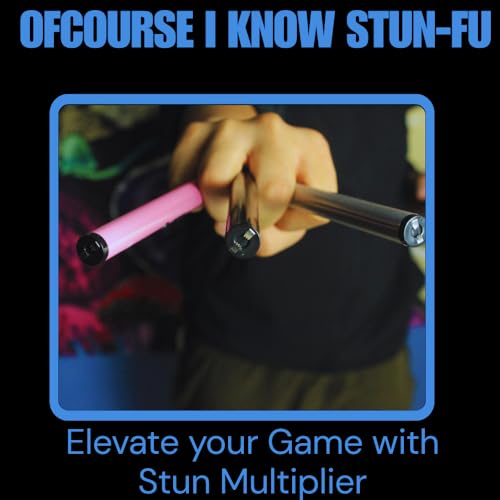 OddsShifter Tactical Stun Pen battery indicator visible for quick charge status.