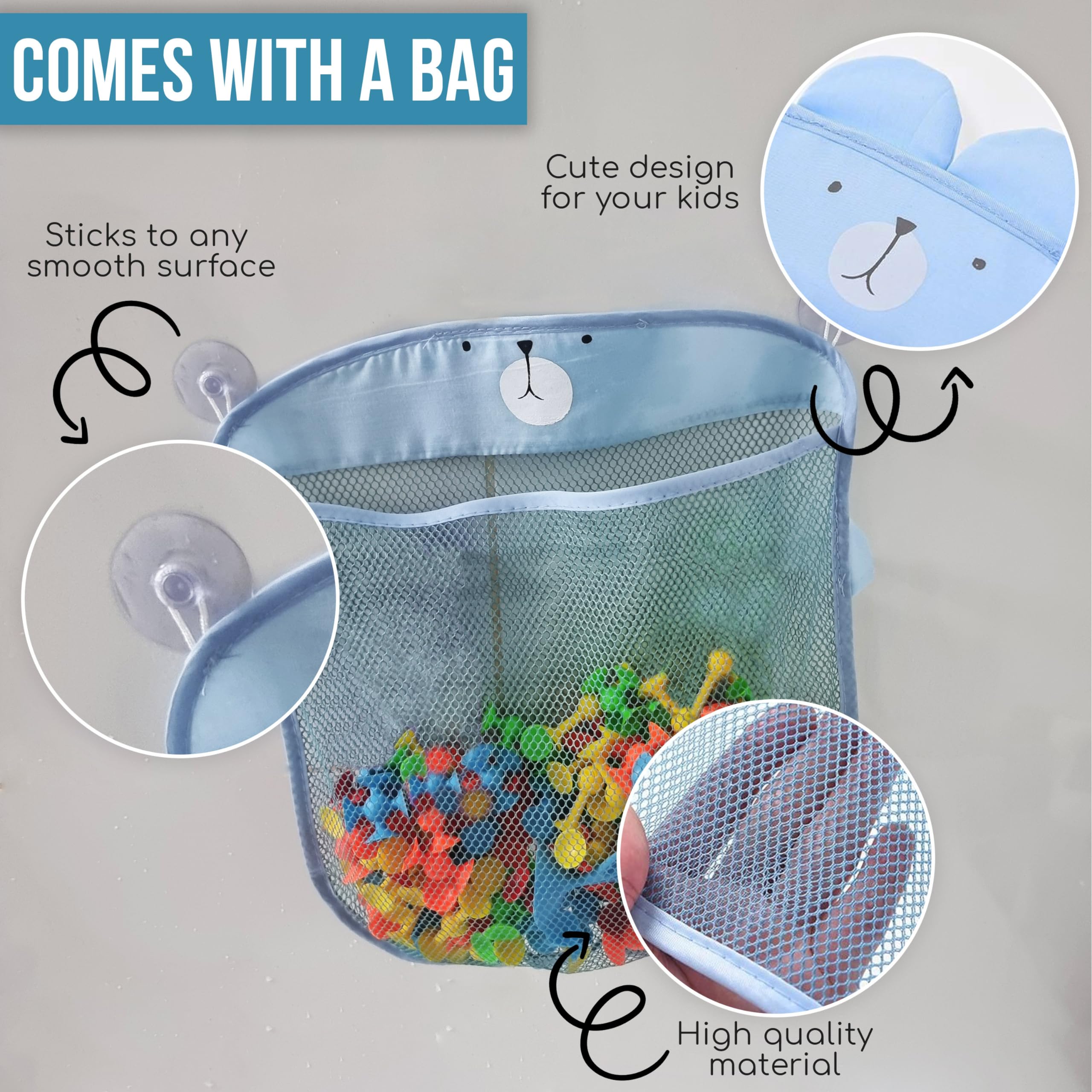 ODELA Genius Suckers interlinked shapes inspire fine motor skills.