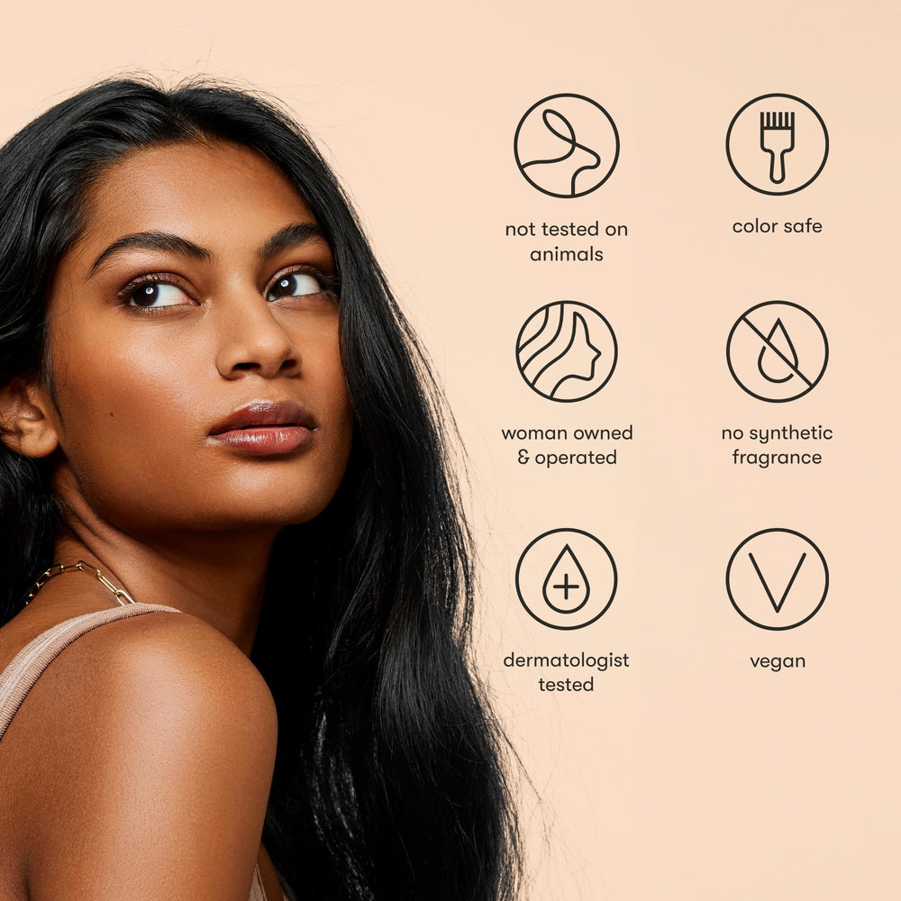 Odele duo on sink pairs shampoo and conditioner for a regimen.