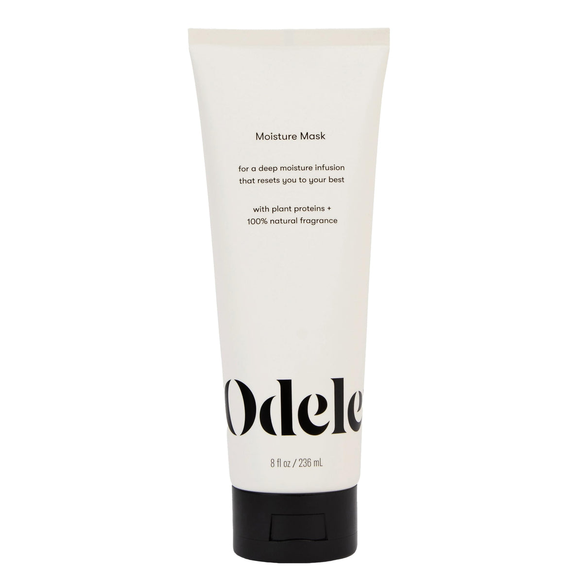 Odele Moisture Hair Mask jar closeup showing deep hydration for all hair types.