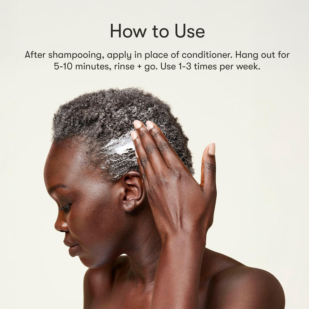 Odele Moisture Hair Mask packaging display with the compact 8 oz jar.