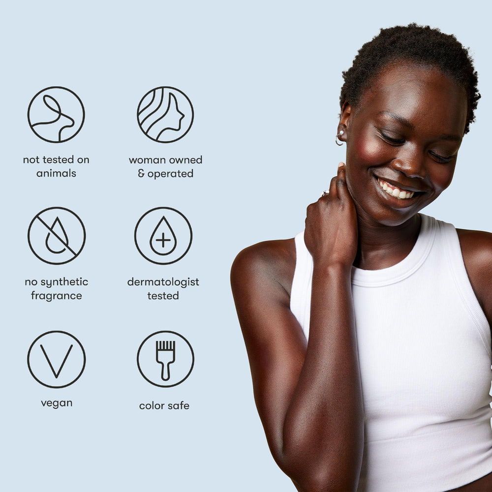 Odele Moisture Repair fragrance note highlighting oakmoss and cucumber.
