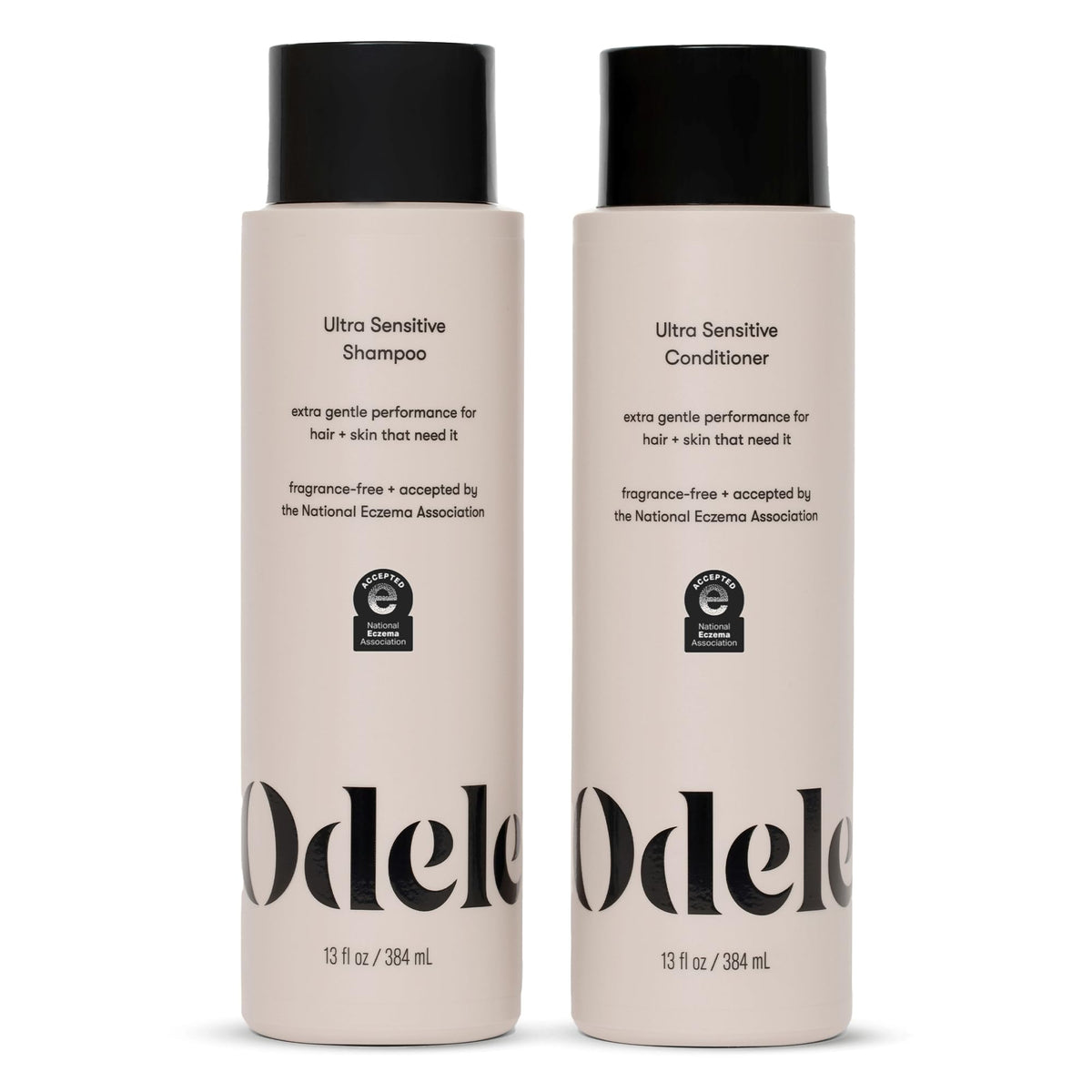 Odele Ultra-Sensitive shampoo bottle for gentle cleansing on sensitive hair