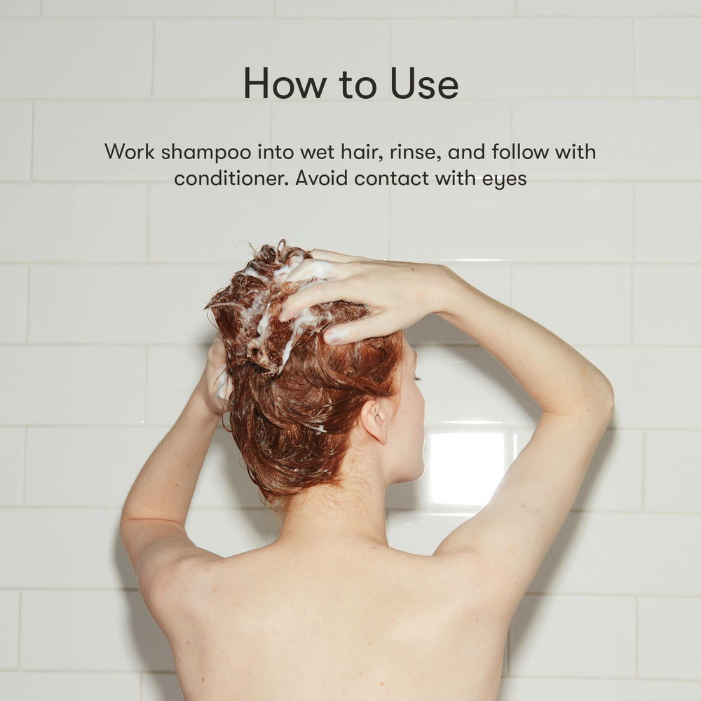 Odele Ultra-Sensitive shampoo pump-top close-up for easy dispensing