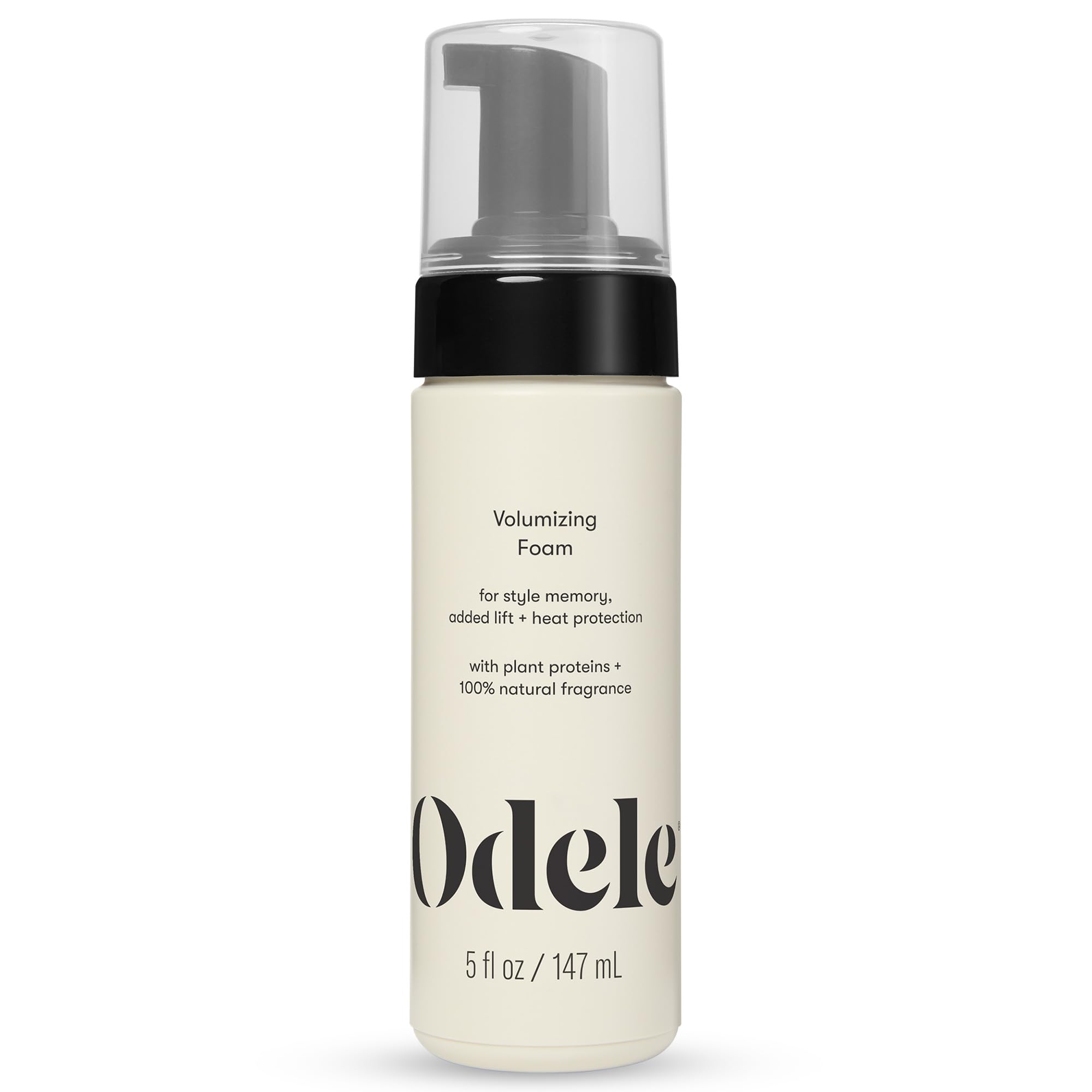 Odele Volumizing Foam bottle pour shows easy dispensing for lift