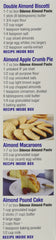 Odense Almond Paste finished apple crumb pie shows almond richness in fillings.