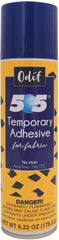 Odif 505 fabric adhesive spray for temporary holds during embroidery and hemming