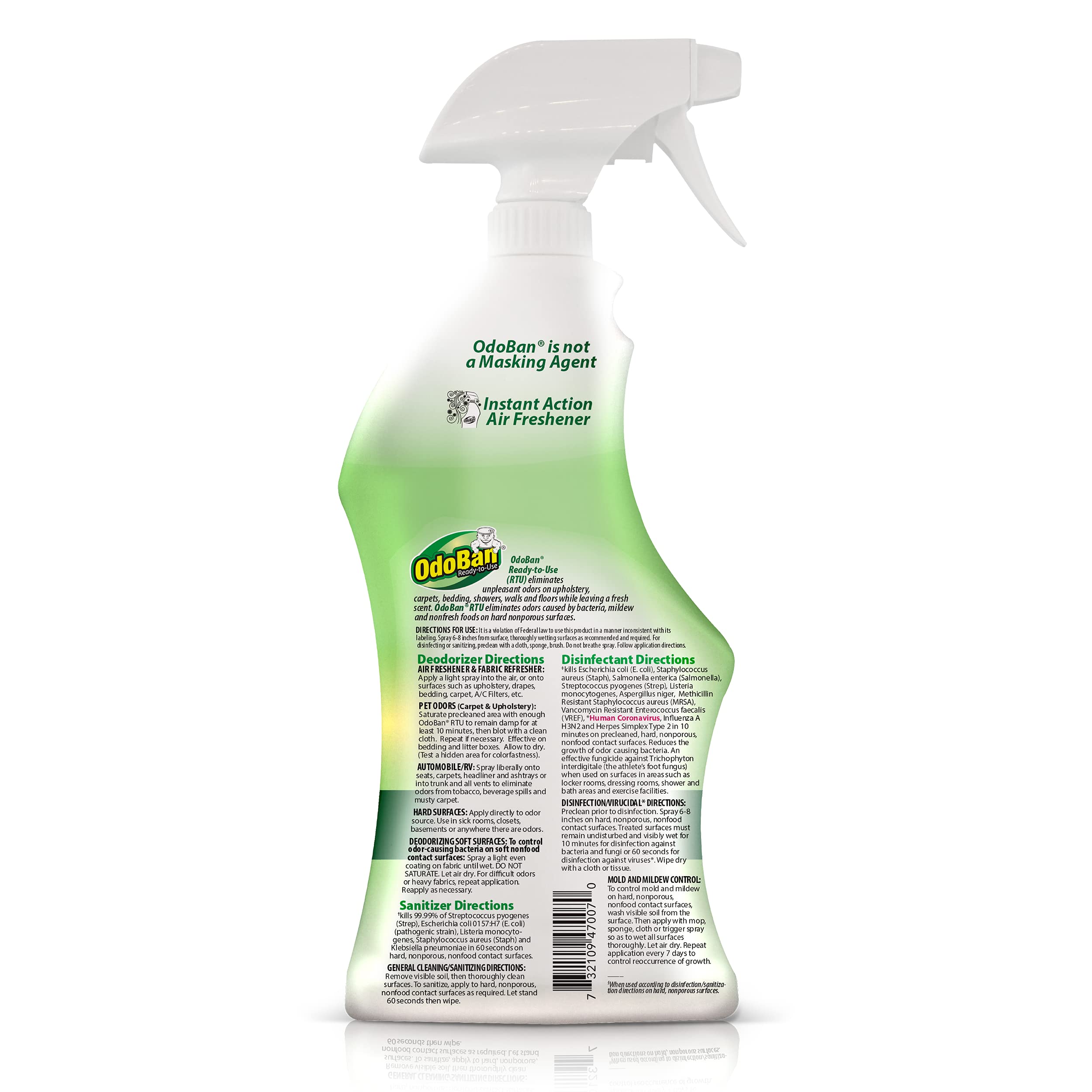 OdoBan 32-ounce trigger spray for quick, large-area cleaning