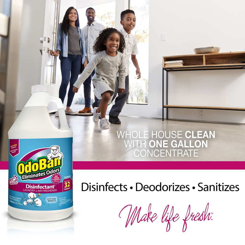 OdoBan laundry refresher reviving fabrics and linens