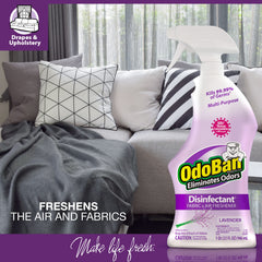 OdoBan lavender fragrance room freshener for inviting spaces.
