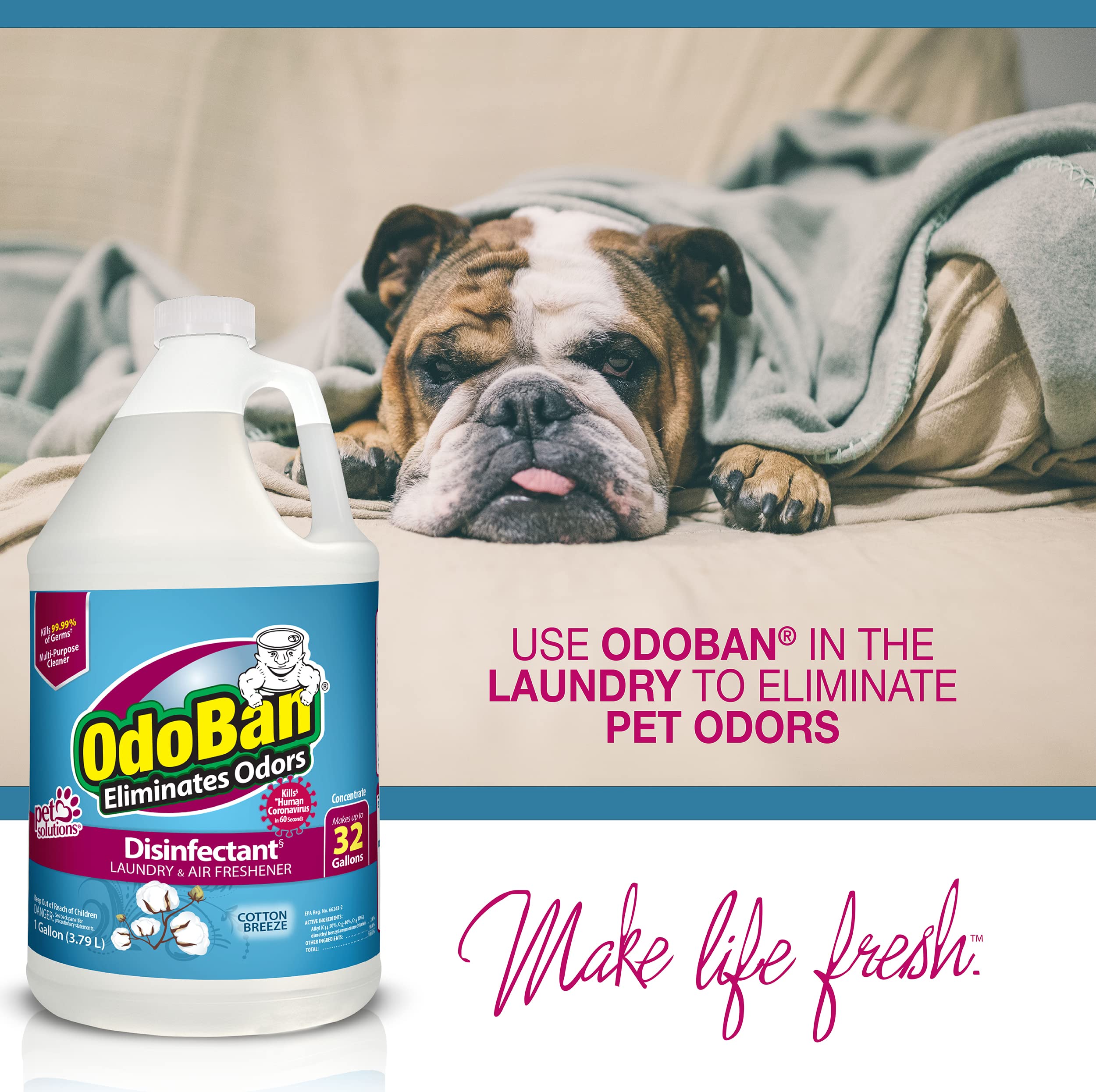 OdoBan multi-surface cleaner used on floors and countertops