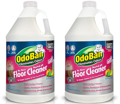 OdoBan Pet Solutions no-rinse bottle shown for quick floor cleaning.