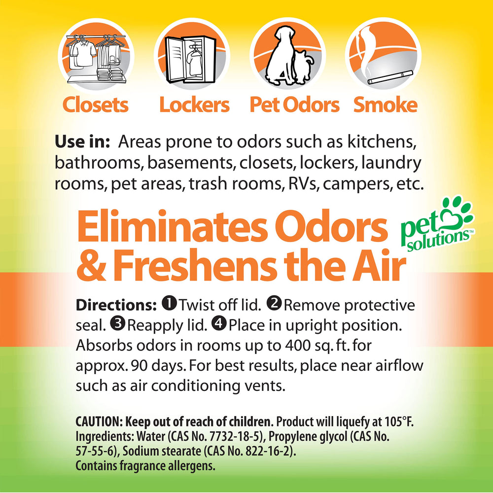 OdoBan solid odor absorber by kennels neutralizes odors with citrus fragrance