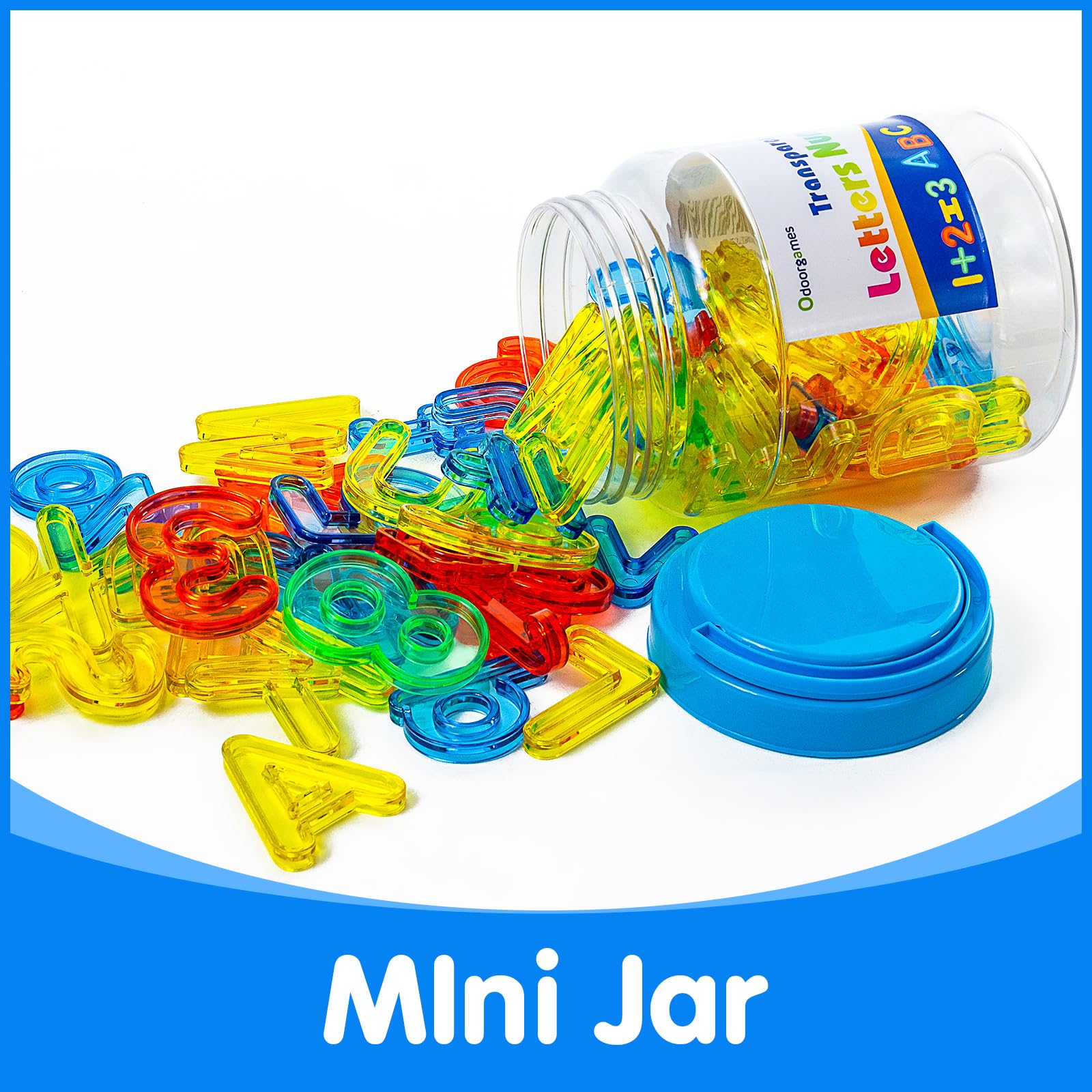 Odoorgames 2-inch tactile pieces designed for small hands and easy manipulation