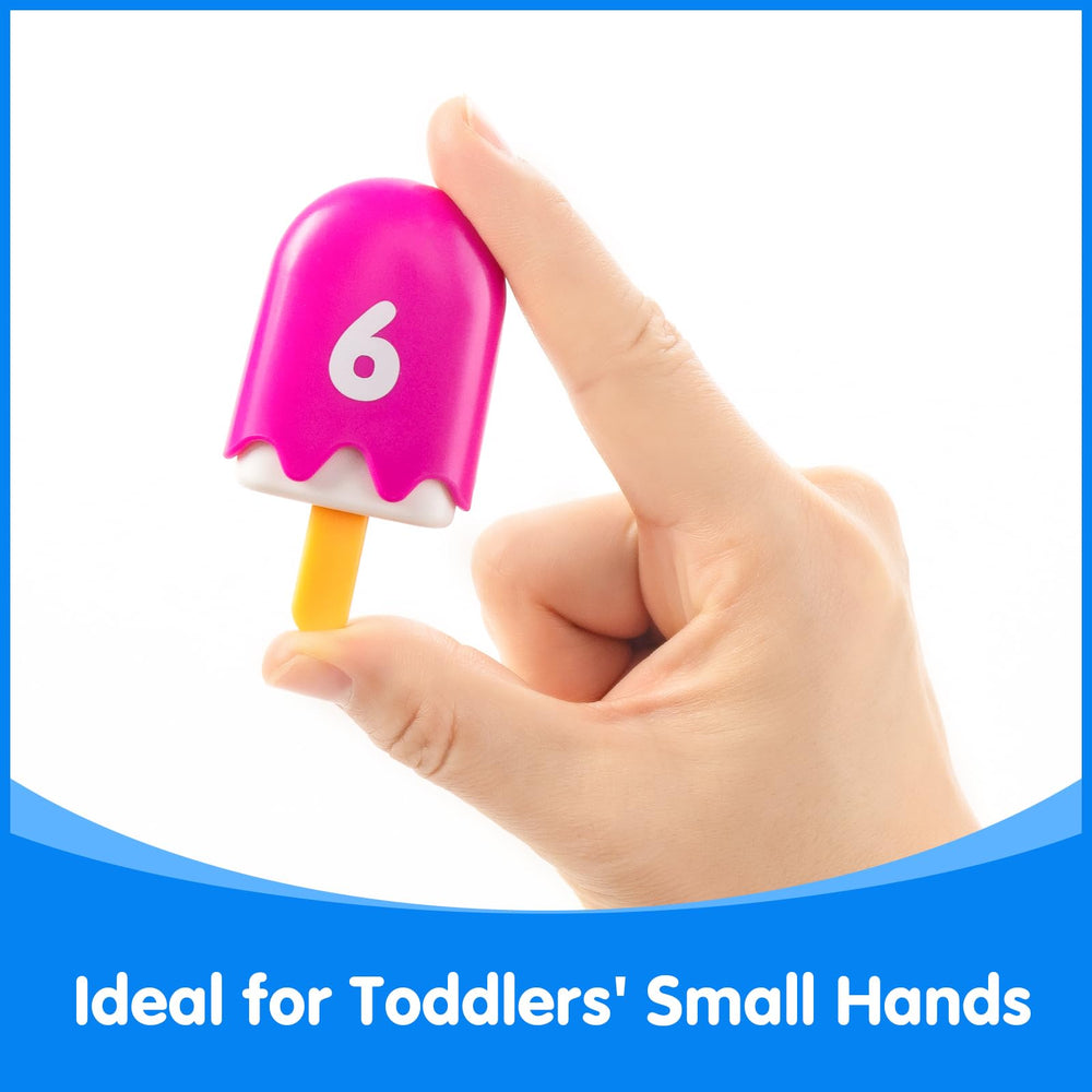 Odoorgames ice-pop shape popsicles support fine motor skills and coordination.