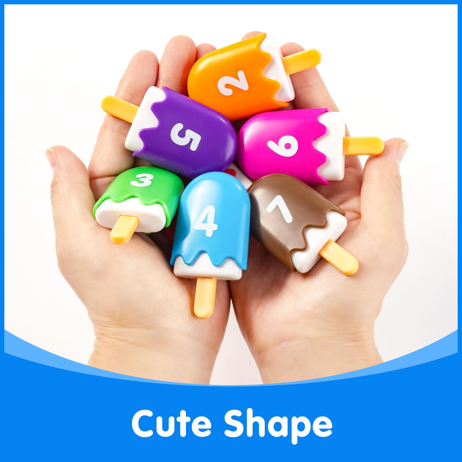 Odoorgames seven-color popsicles showcase vibrant colors to boost engaging math play.