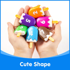 Odoorgames seven-color popsicles showcase vibrant colors to boost engaging math play.