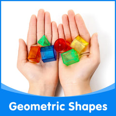 Odoorgames colorful geometry pieces help kids explore shapes like spheres and cubes with ease.