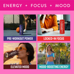 ODYSSEY ELIXIR ice-chilled can conveys refreshing, gentle energy suitable for daily use.