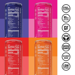 ODYSSEY ELIXIR label closeup shows real fruit ingredients for a natural taste.