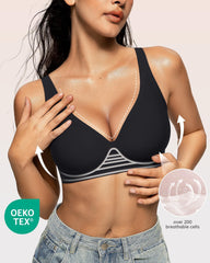 OEAK Wireless Bra full-support provides comfortable, wire-free lift