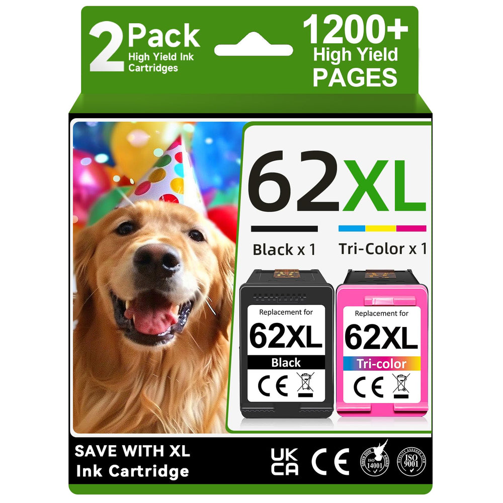 OEGGOINK 62XL black cartridge for crisp black text and professional documents.
