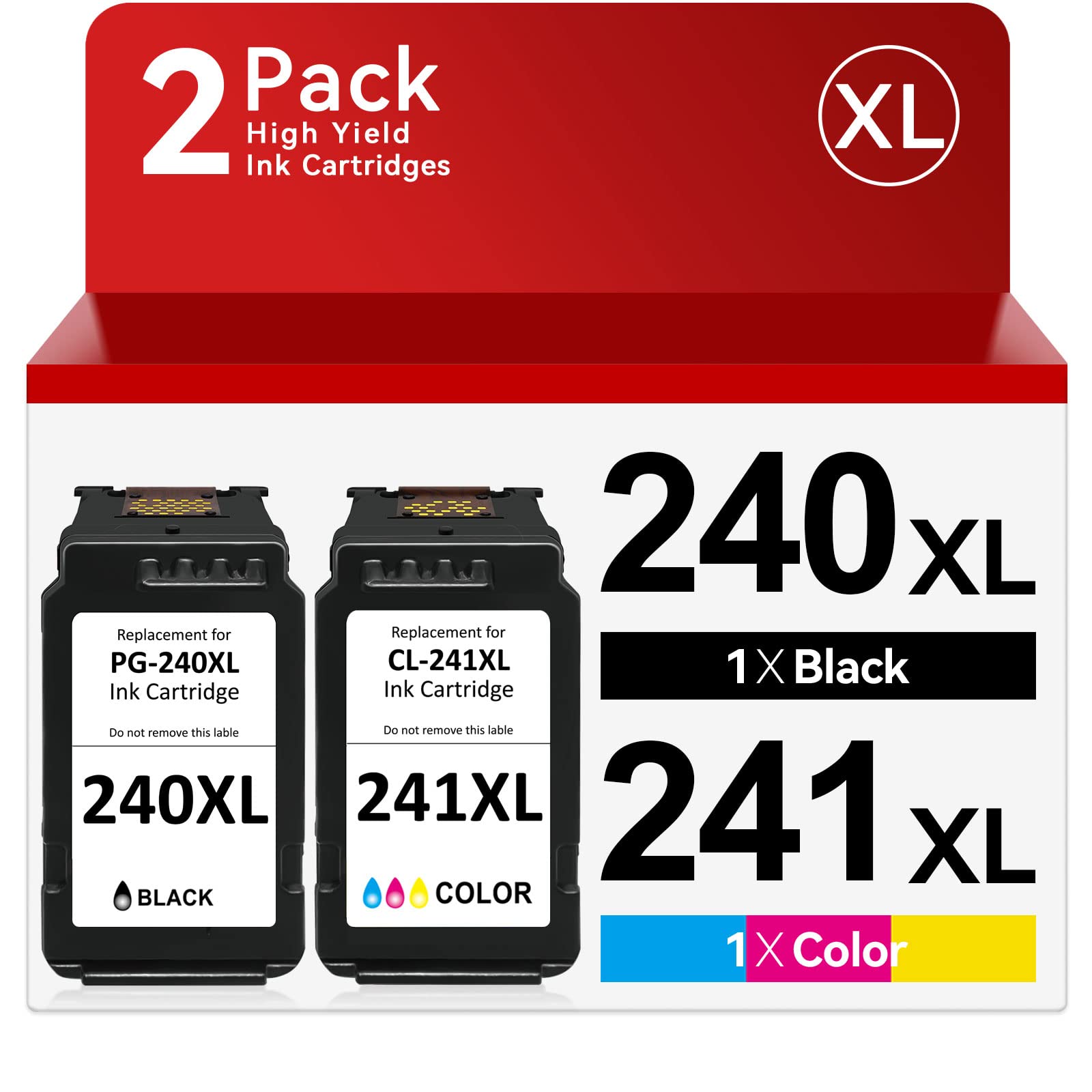 OEGGOINK PG-240 XL black cartridge for crisp document text