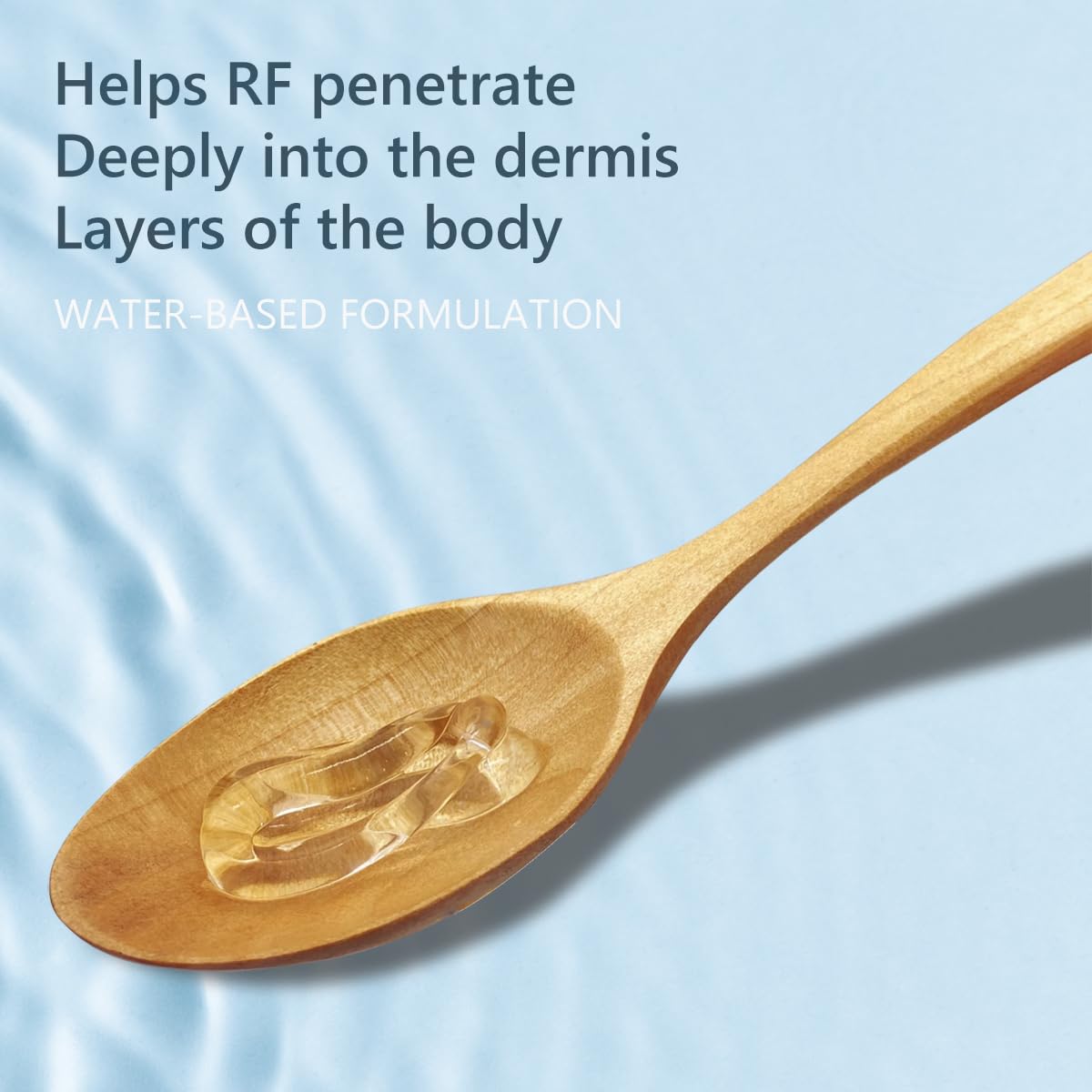 Oeneis clear gel visual observation allows easy monitoring during treatment sessions.
