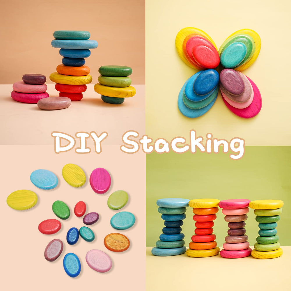 OESSUF gift-ready stacking rocks for birthdays and holidays