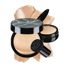 OETUIOW Mushroom Head CC Cream bottle close-up for an even, hydrated look.