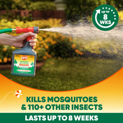 Perimeter coverage up to 16 000 sq ft with OFF! Backyard Bug Control Pretreat