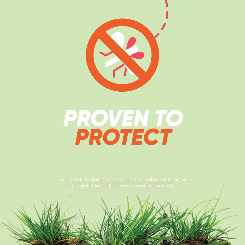 Backpack-ready repellent keeps insects away during camping and hiking.