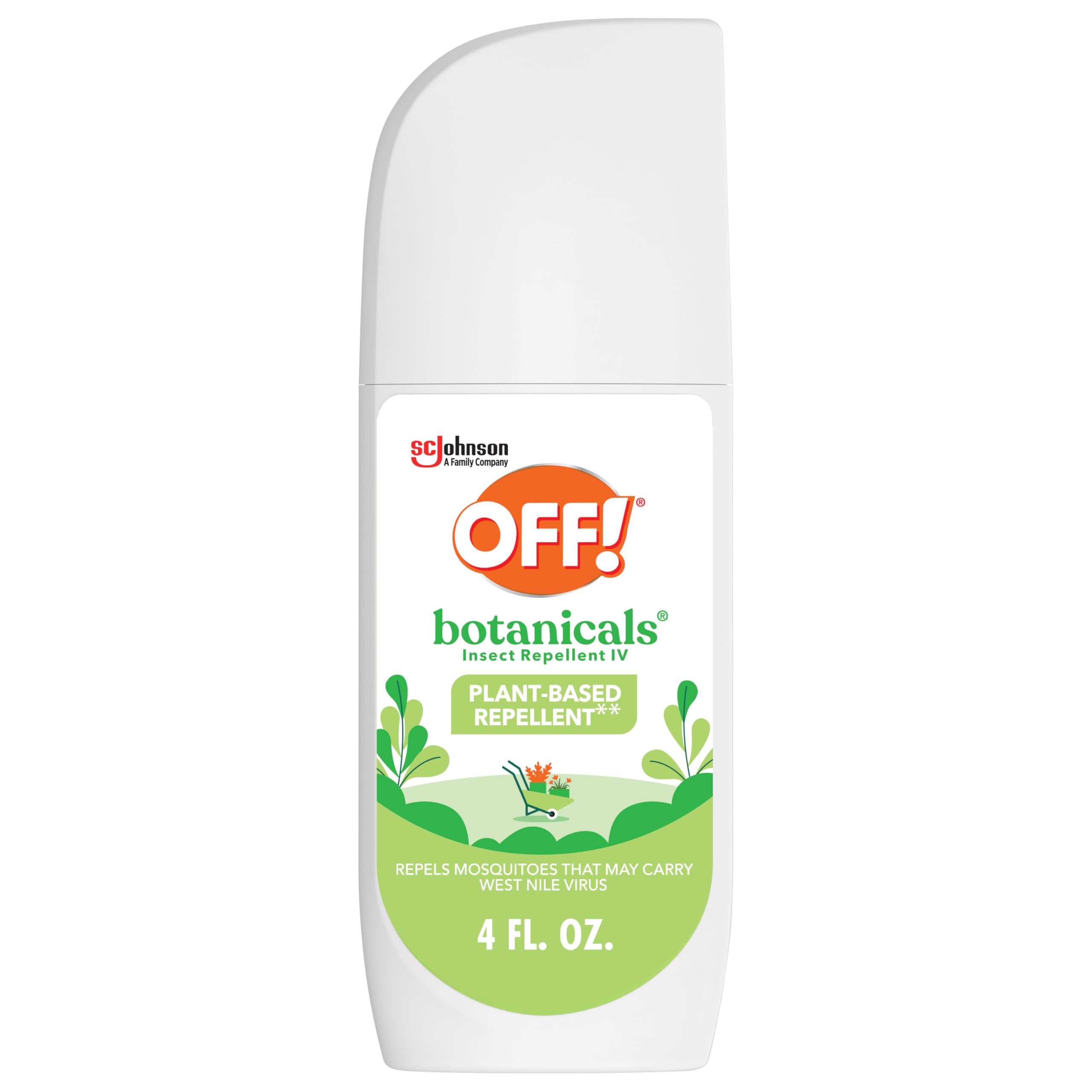 OFF! Botanicals insect repellent bottle ready for outdoor use with easy spray application.