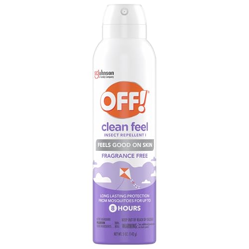 Close-up of OFF Clean Feel label with picaridin ingredient.