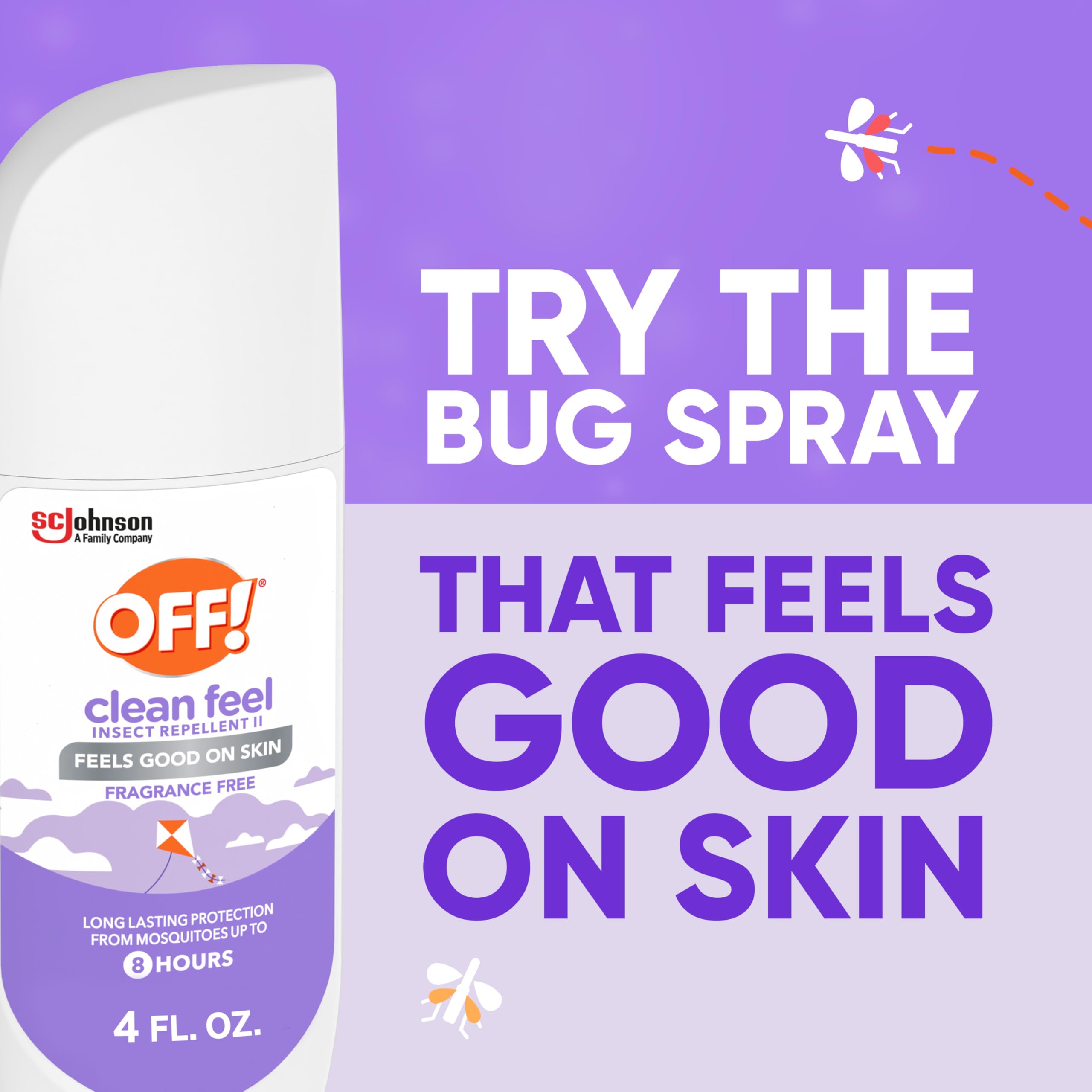 OFF! Clean Feel Spritz used for family outdoor time against mosquitoes and ticks.