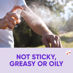 OFF! Clean Feel Spritz used during outdoor activity, keeping mosquitoes at bay.