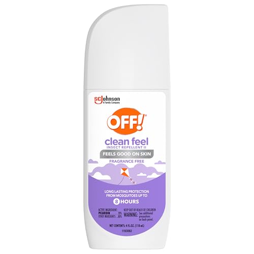 OFF! Clean Feel Spritz packaging reflects travel-friendly 4 oz bottle.