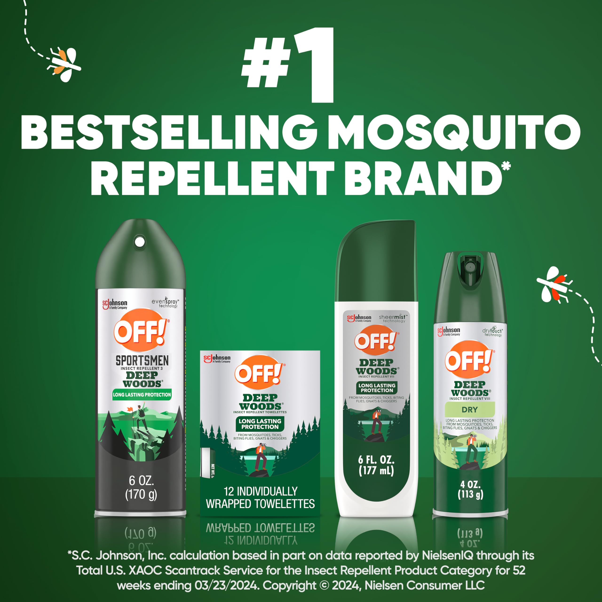 OFF! Deep Woods application on skin for outdoor protection