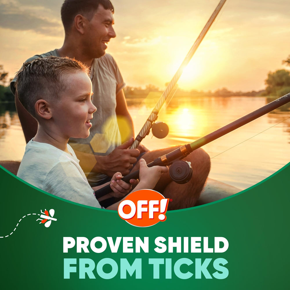 OFF! Deep Woods wipes box containing 12 towelettes for extended outdoor protection