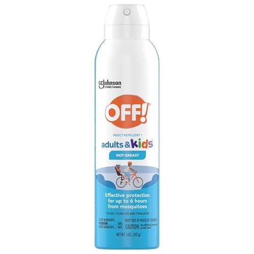 OFF! fragrance-free bug spray is ideal for family outdoor adventures.