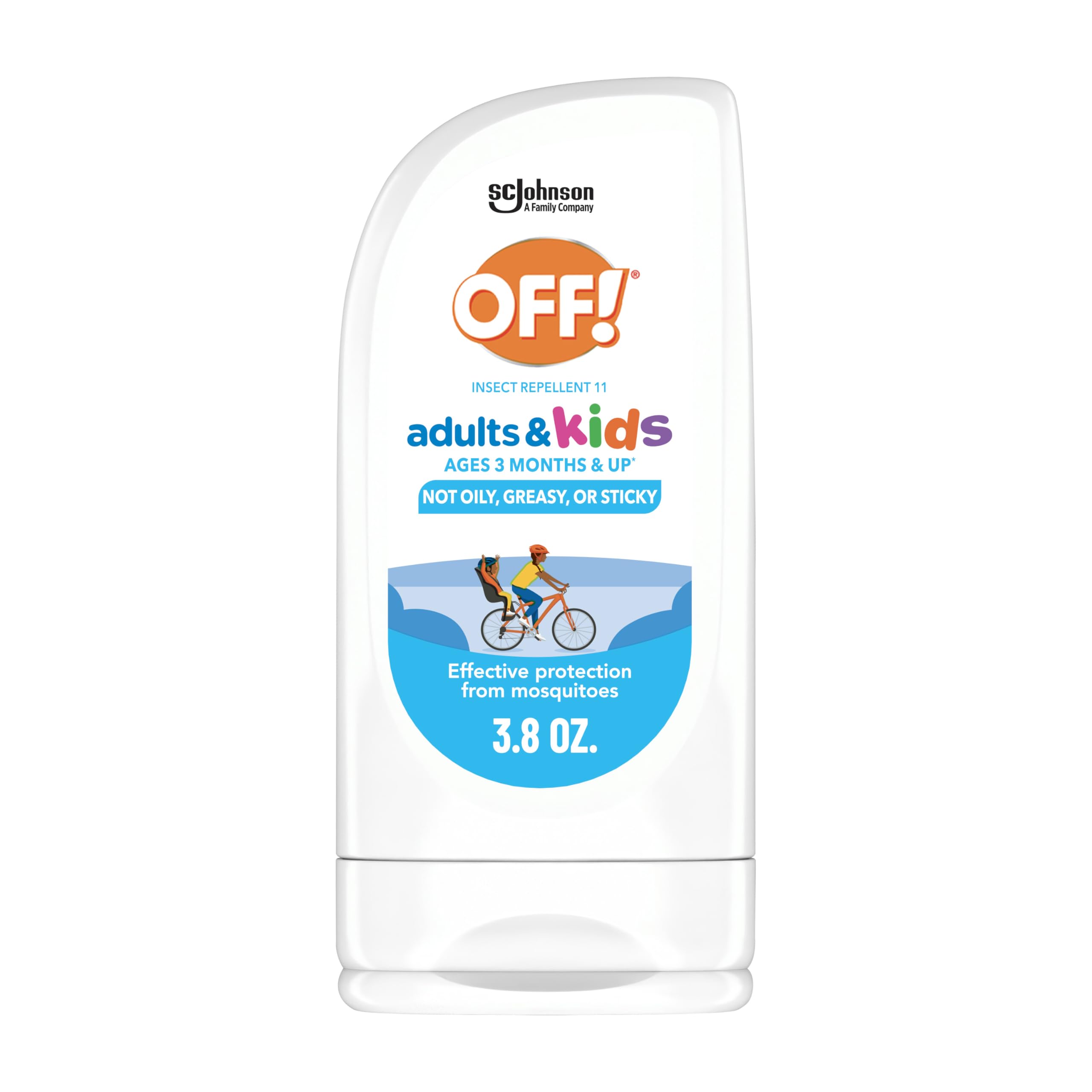 OFF! insect repellent lotion bottle for family protection on outdoor adventures