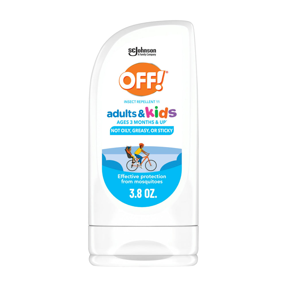 OFF! insect repellent lotion bottle for family protection on outdoor adventures