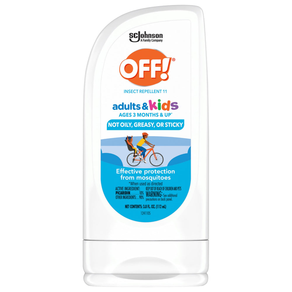Family applying OFF! lotion during daily outdoor activities