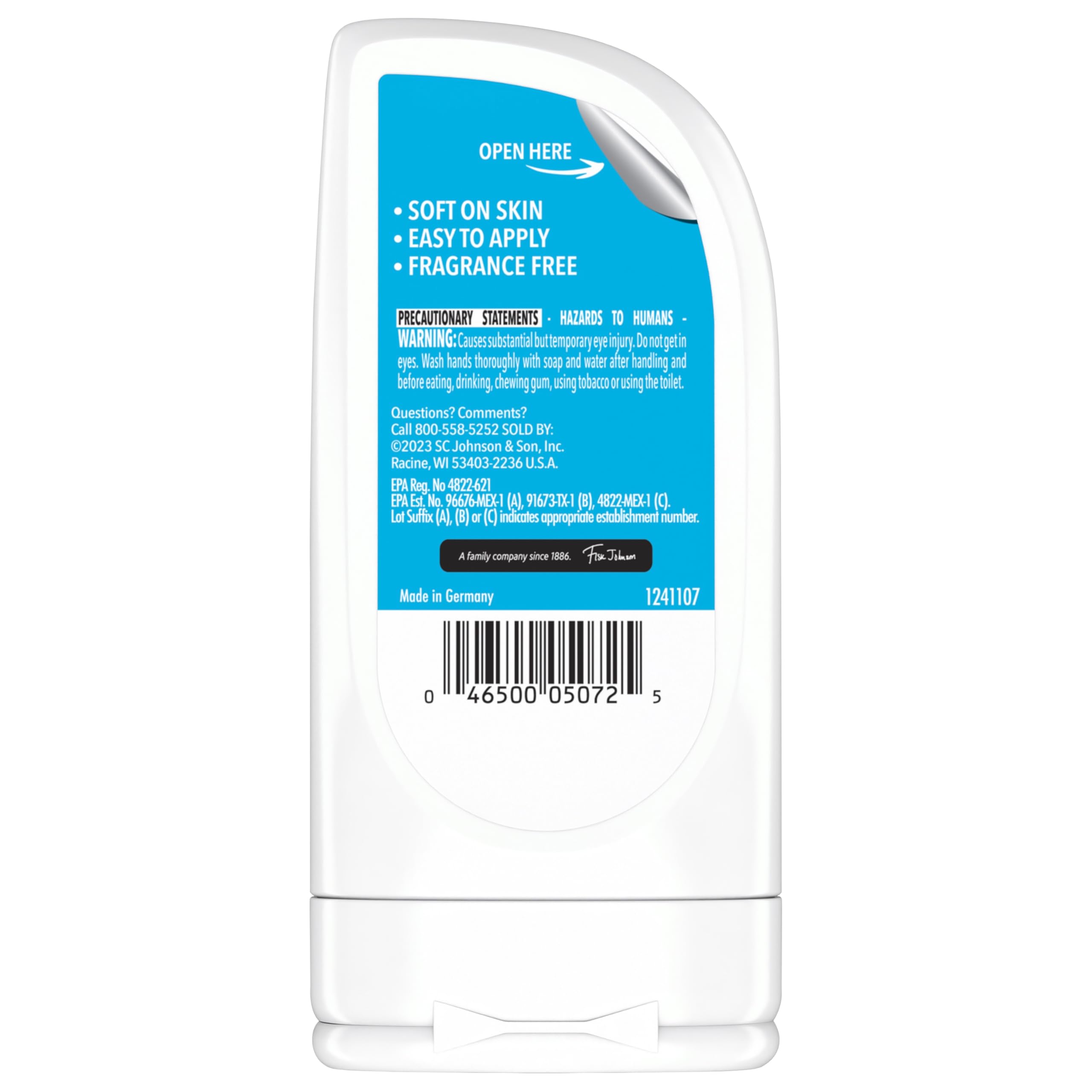 OFF! lotion protecting against ticks during hikes