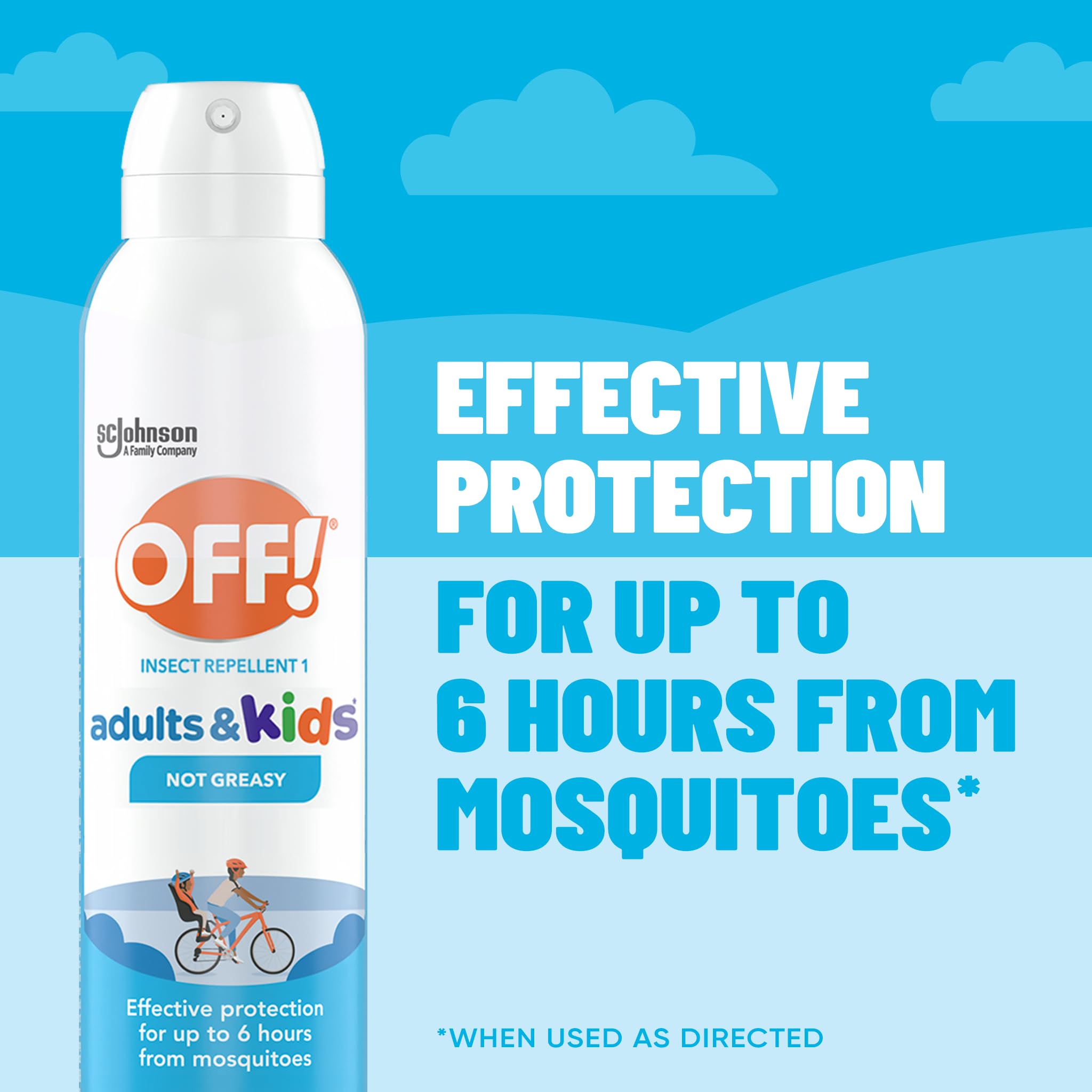 OFF! suitable for adults and kids 1+ during outdoor adventures.