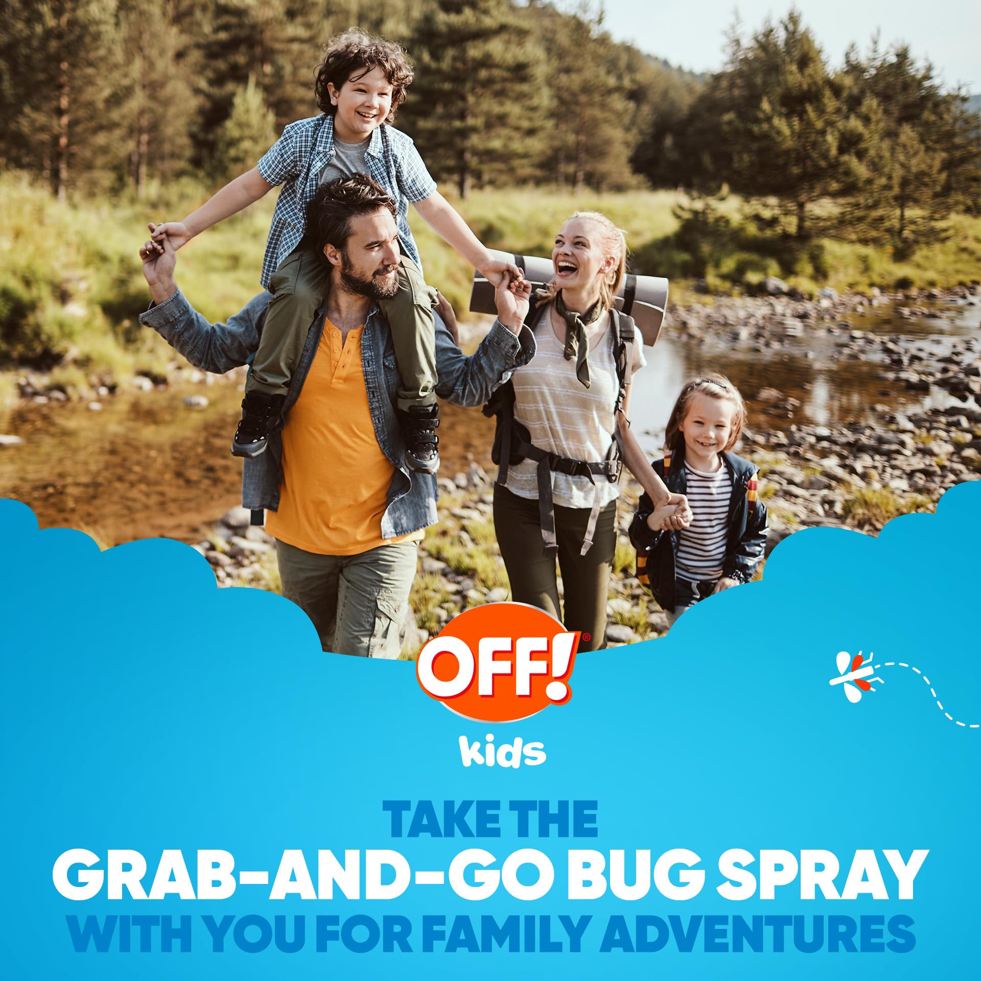 OFF! Kids fragrance-free design in product visuals