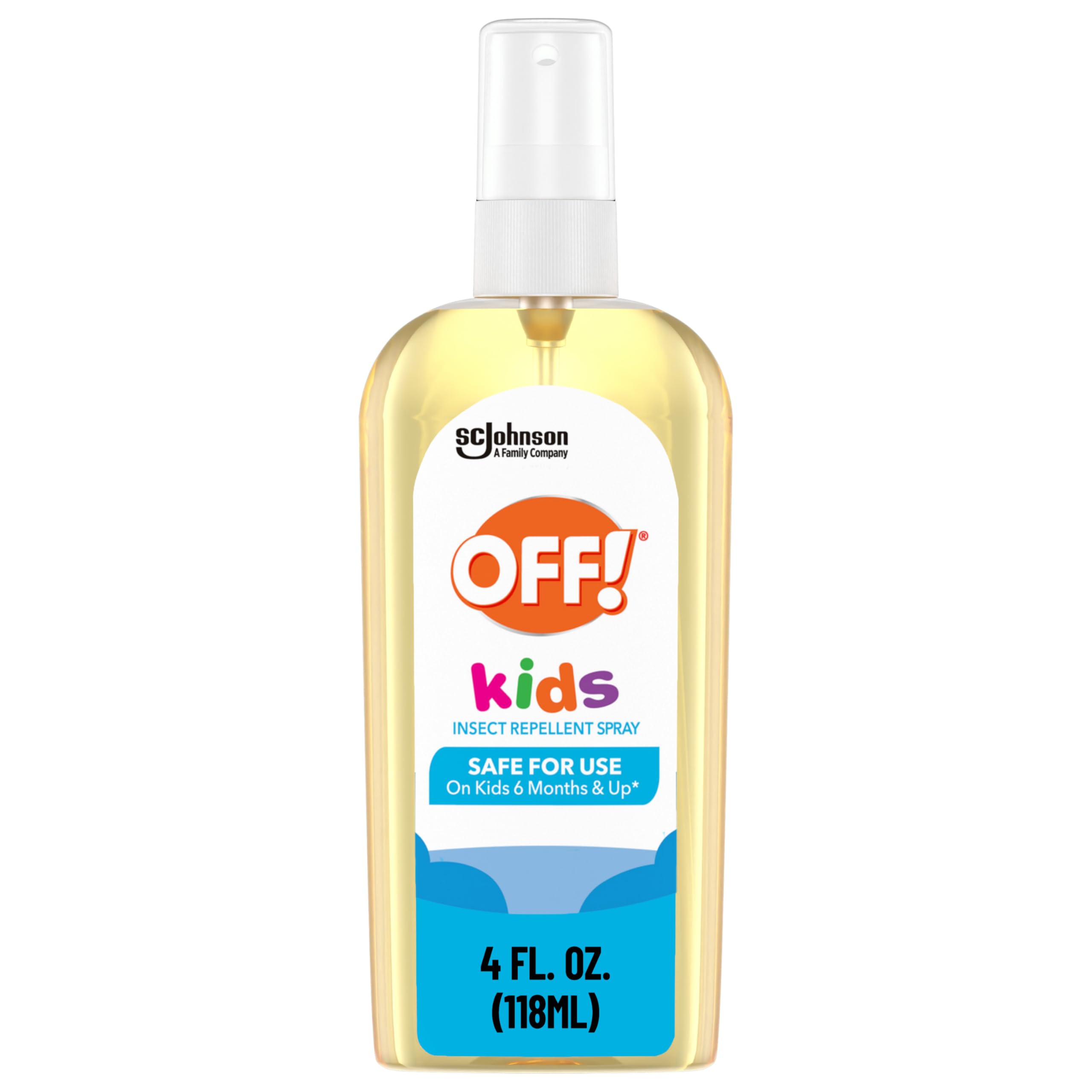 OFF! Kids insect repellent spray bottle for quick, safe daily protection