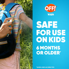OFF! Kids insect repellent spray pump-top enables easy application