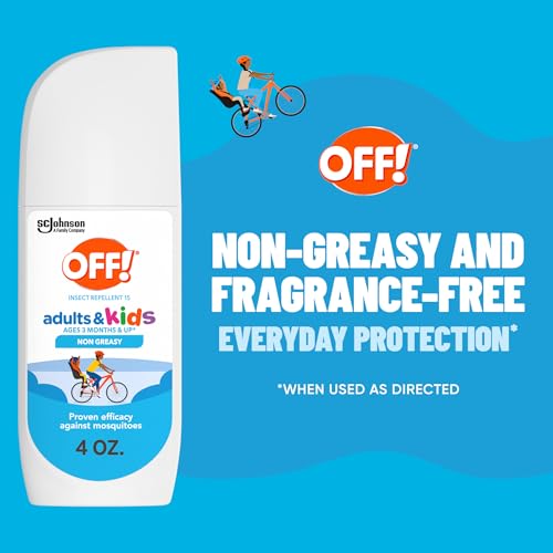 OFF! odorless fragrance-free spray shown for comfortable wear.
