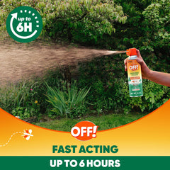 Two-pack OFF! outdoor fogger ready for treating large outdoor spaces.